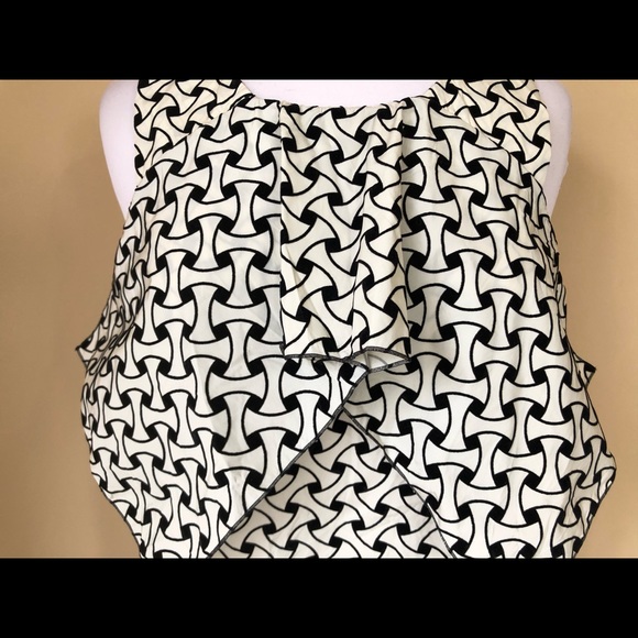 Marni Black/White Textured Dress Sz 40/4 US - Picture 4 of 12